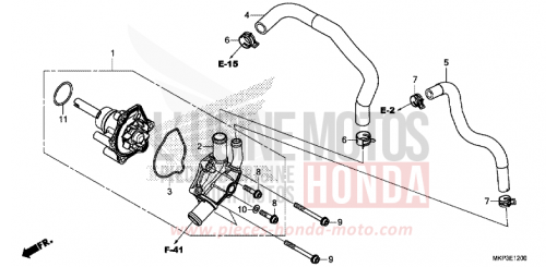 POMPE A EAU CBR500RAM de 2021